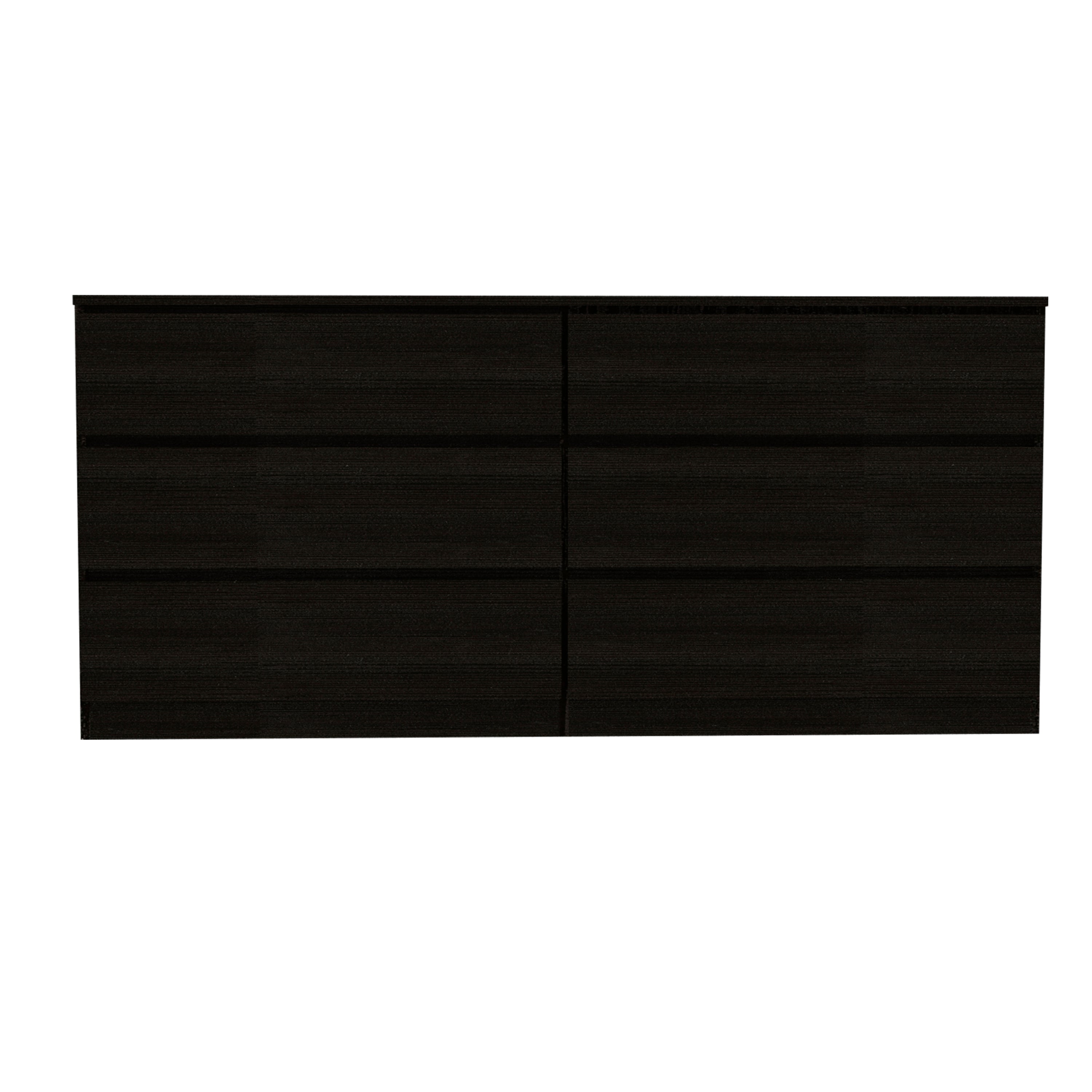 6 Drawer Double Dresser Tronx, Bedroom, Black