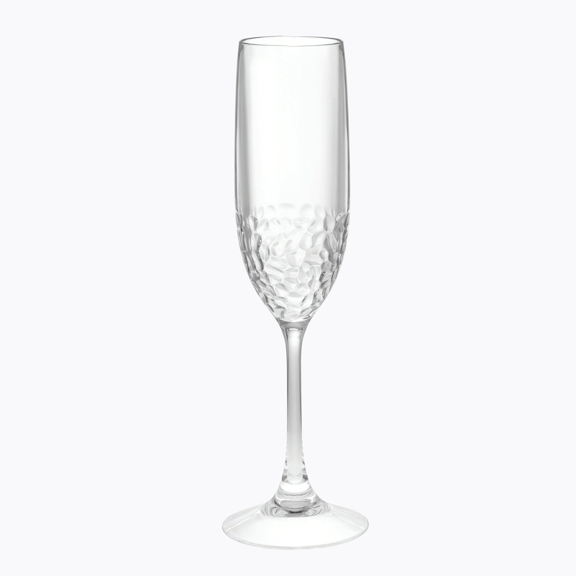 Tritan Lexington Unbreakable Plastic Champagne Flutes Set of 4, 6oz, Clear, Durable Glass Alternative