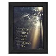 'Before You' By Lori Deiter, Printed Wall Art, Ready To Hang Framed Poster, Black Frame