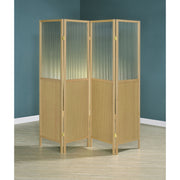 Florentin Natural 4-Panel Room Divider Folding Shoji Screen