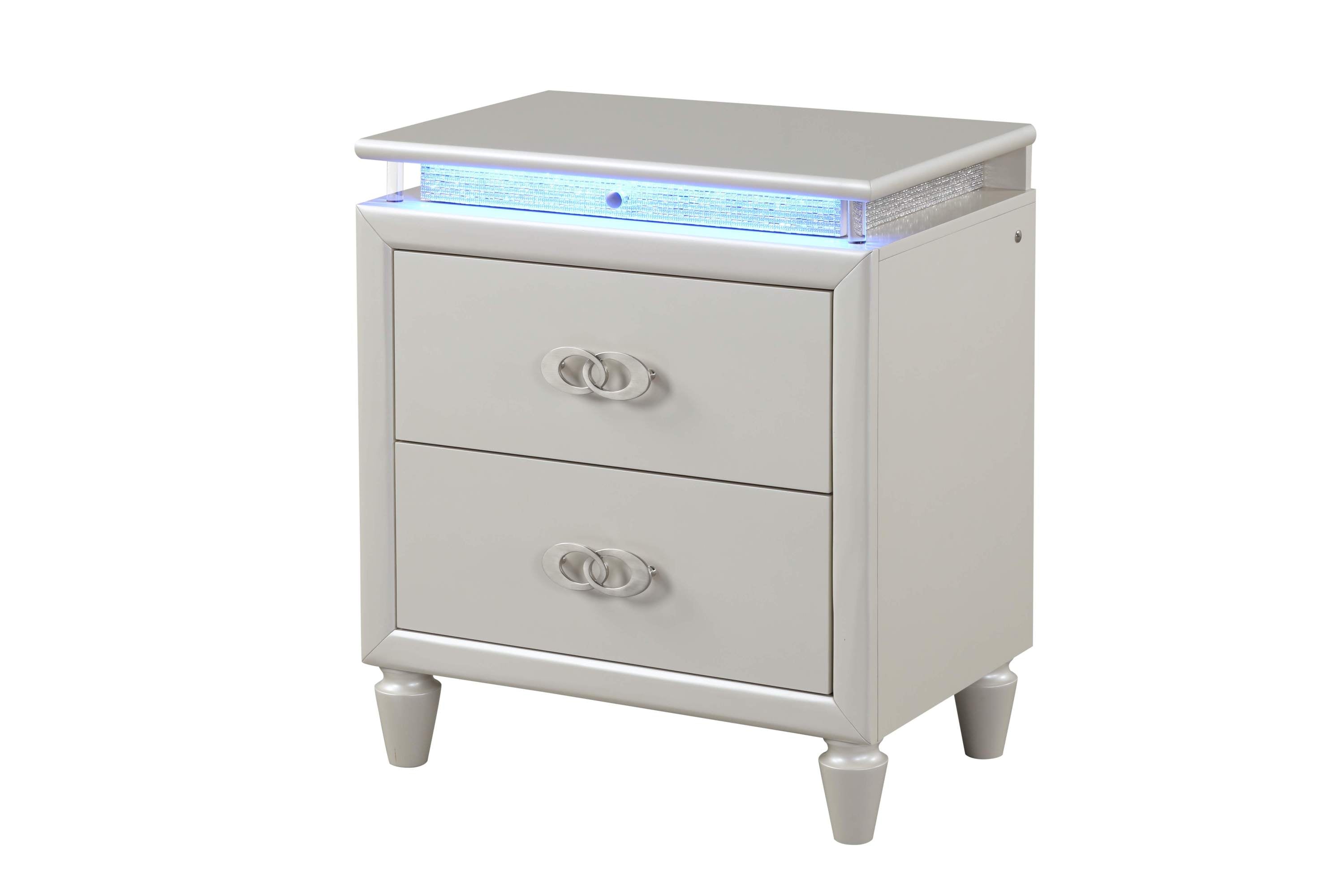 Nightstand Milky White
