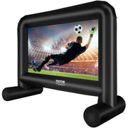 Inflatable Movie Screen, 16 FT(192inch) Inflatable Projector Screen ,Front/Rear Projection, Oxford Fabric Blow Up Screen for Outdoor Parties Backyard Movie Night