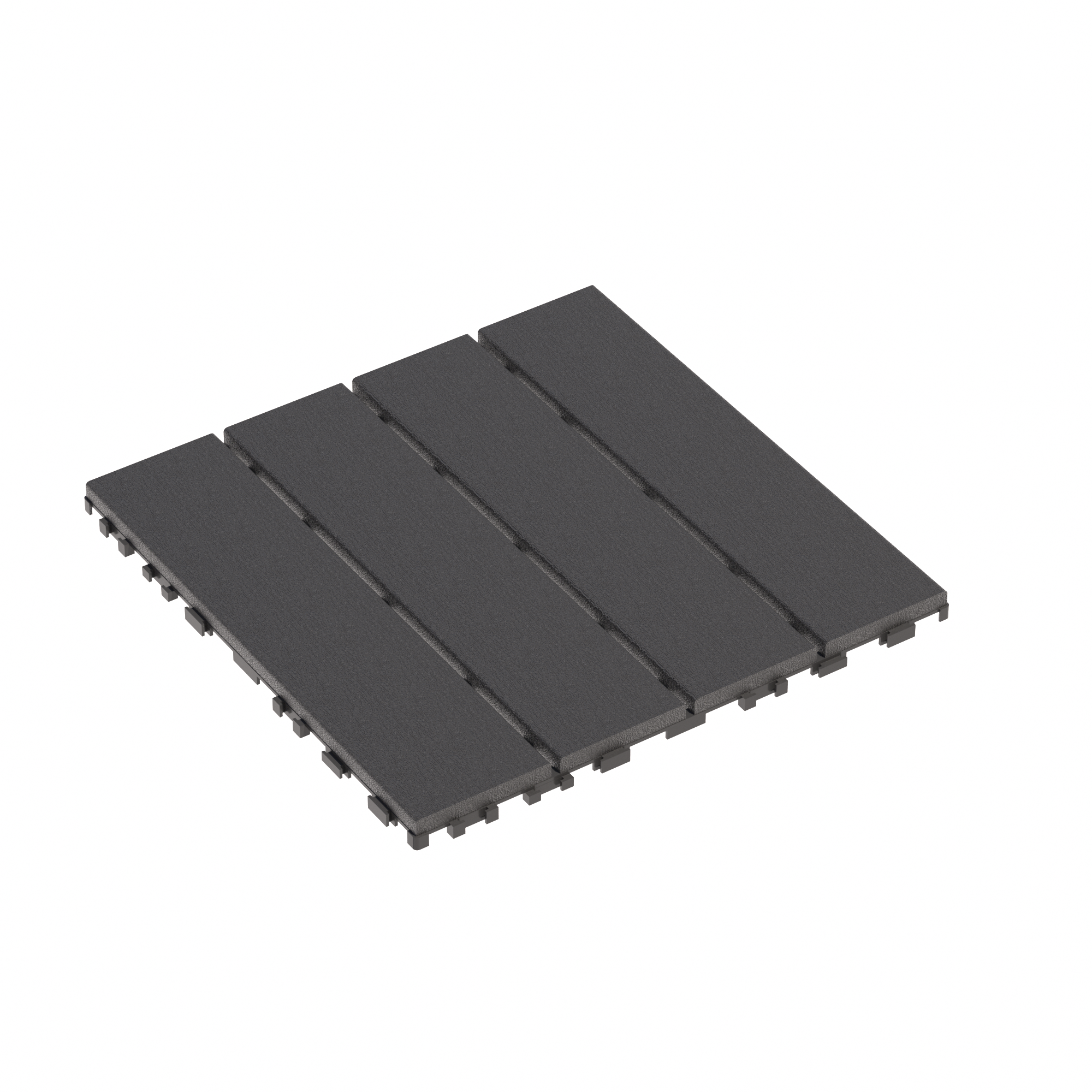 Plastic Interlocking Deck Tiles,44 Pack Patio Deck Tiles,12'x12' Square Waterproof Outdoor All Weather Use, Patio Decking Tiles for Poolside Balcony Backyard, Grey