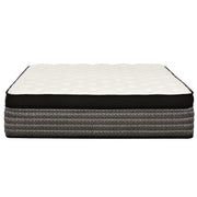 Plush 14' Full Size Hybrid Mattress, Euro Top Gel-Memory Foam & Pocket Spring Mattress, Cooling Technology, Low Motion Tranfer