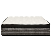 Plush 16' Queen Size Hybrid Mattress, Euro Top Gel-Memory Foam & Pocket Spring Mattress, Cooling Technology, Low Motion Tranfer