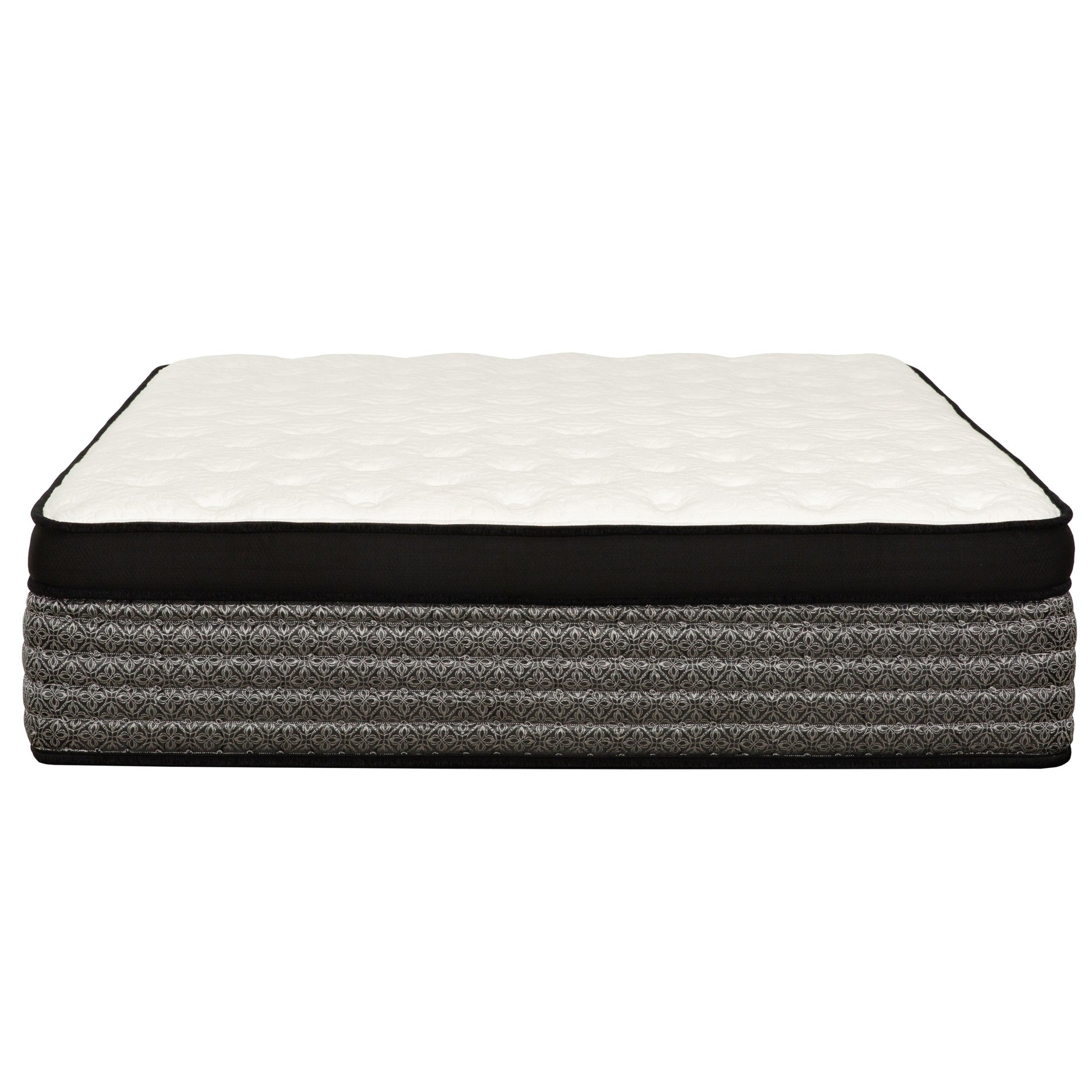 Plush 16' Queen Size Hybrid Mattress, Euro Top Gel-Memory Foam & Pocket Spring Mattress, Cooling Technology, Low Motion Tranfer