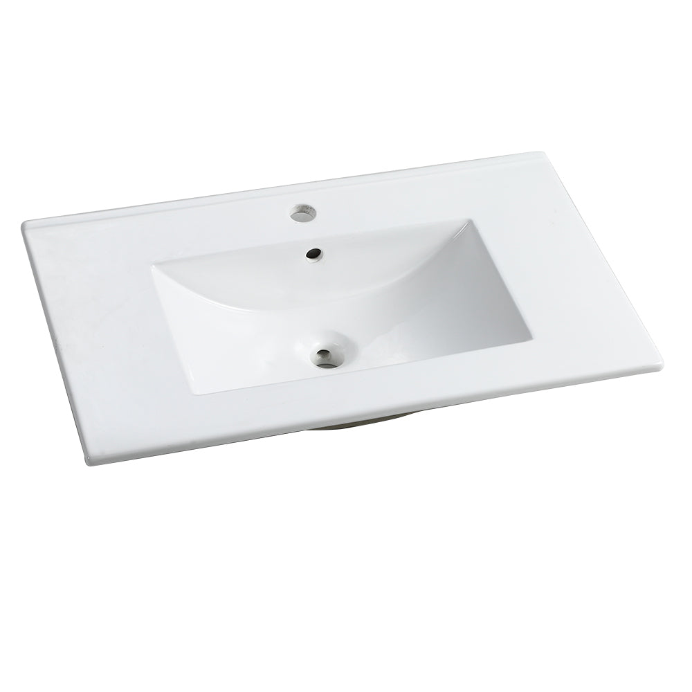 30' Bathroom Vanity Ceramic Top-BL9075B