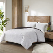 Full/Queen Faux Fur to Mink Down Alternative Comforter Set