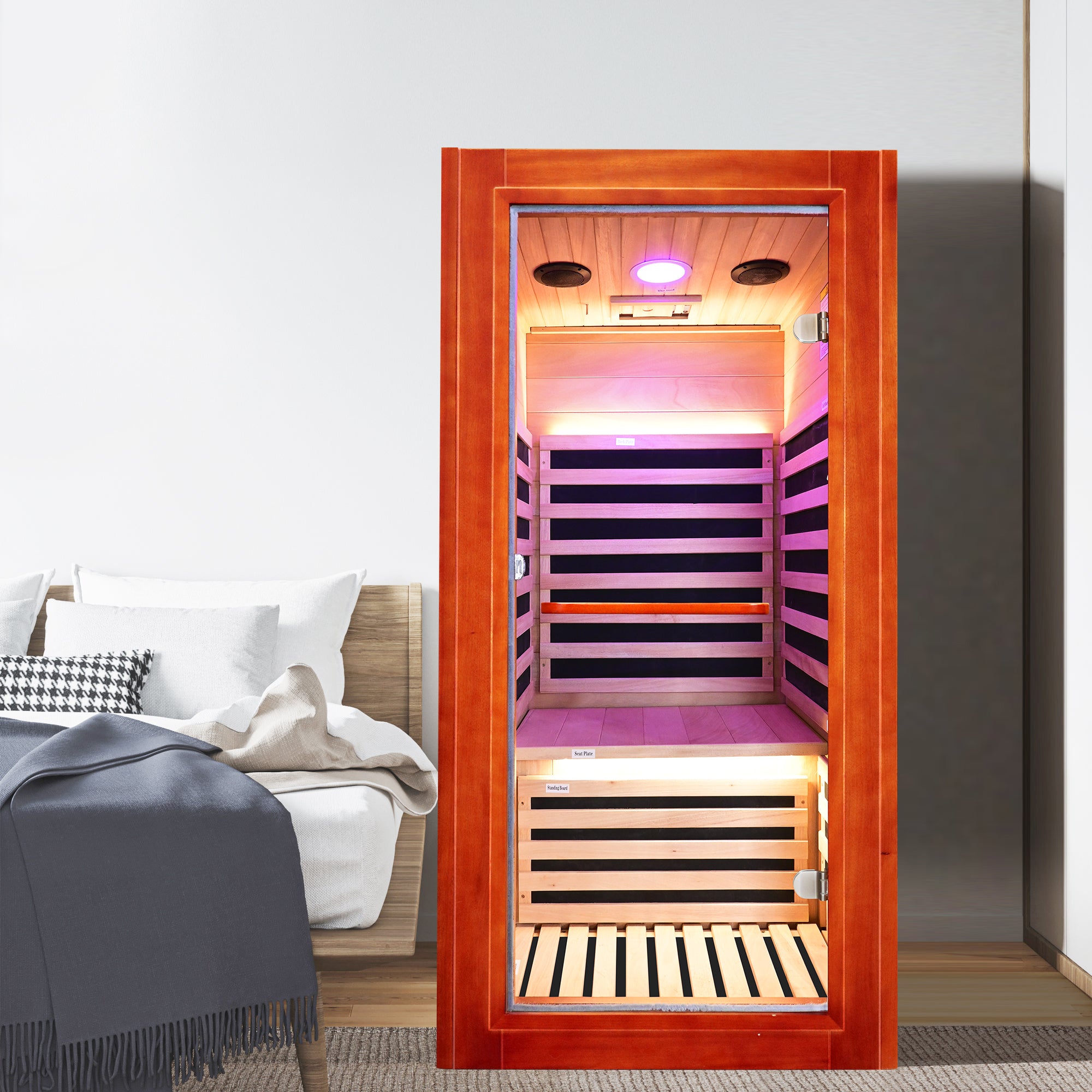 infrared sauna room single room