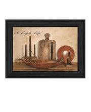 'A Simple Life' by Billy Jacobs, Ready to Hang Framed Print, Black Frame