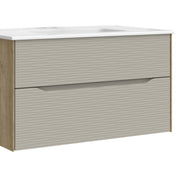 DAX Sahara Vanity Cabinet 40 Oak / Matt Mink w/ Onix Basin