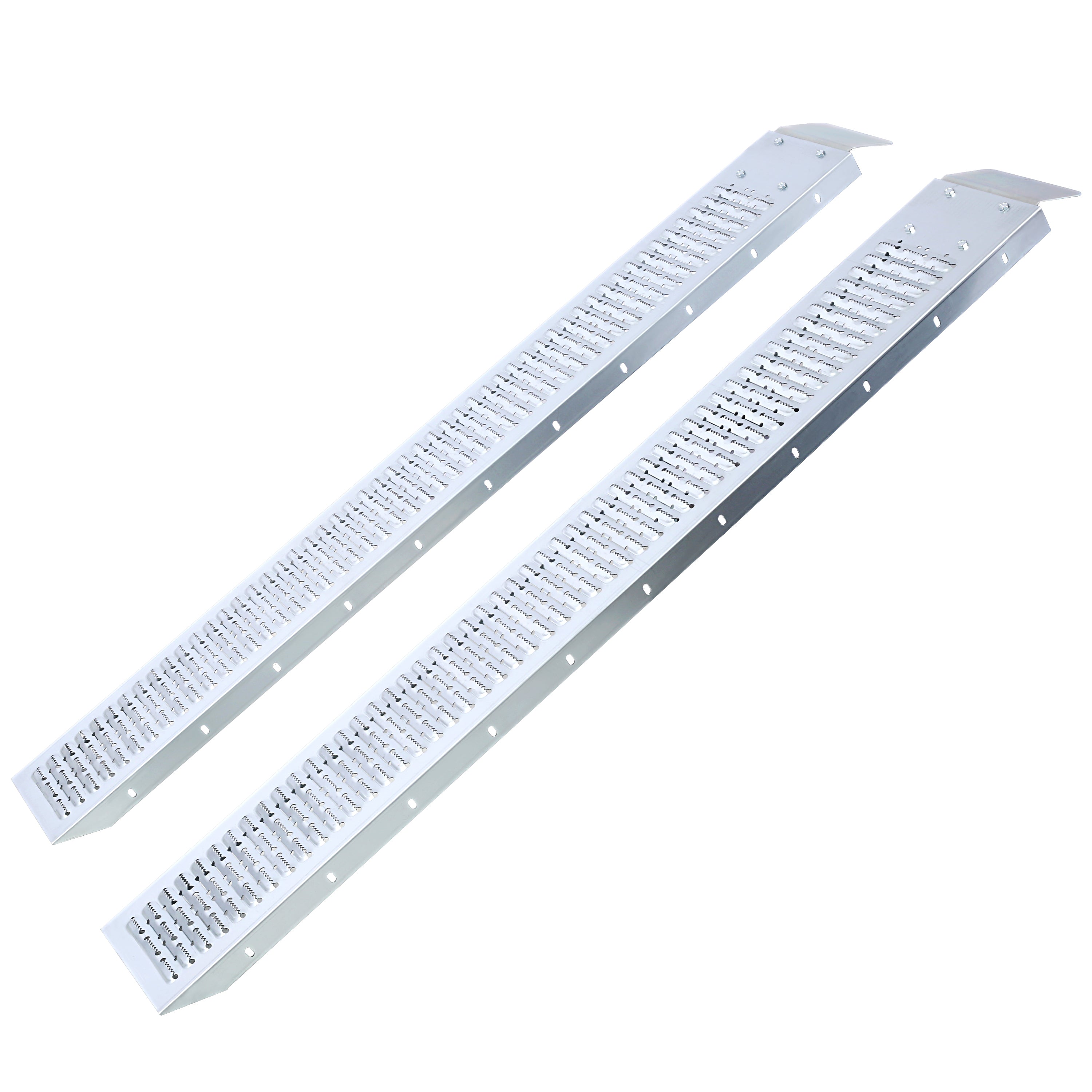 66' L Loading Ramps, 960lbs Capacity Loading Ramps for Pickup Trucks, Steel Motorcycle Ramp, Dirt Bike Ramp for Truck, Lawn Mower, Snowblower, ATV, Quad, Pack of 2