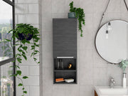 Smokey Oak Rectangle 2-Shelf Medicine Cabinet