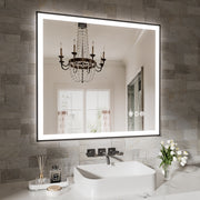 32x36 Inch Frameless LED Bathroom Mirror,Smart Mirror