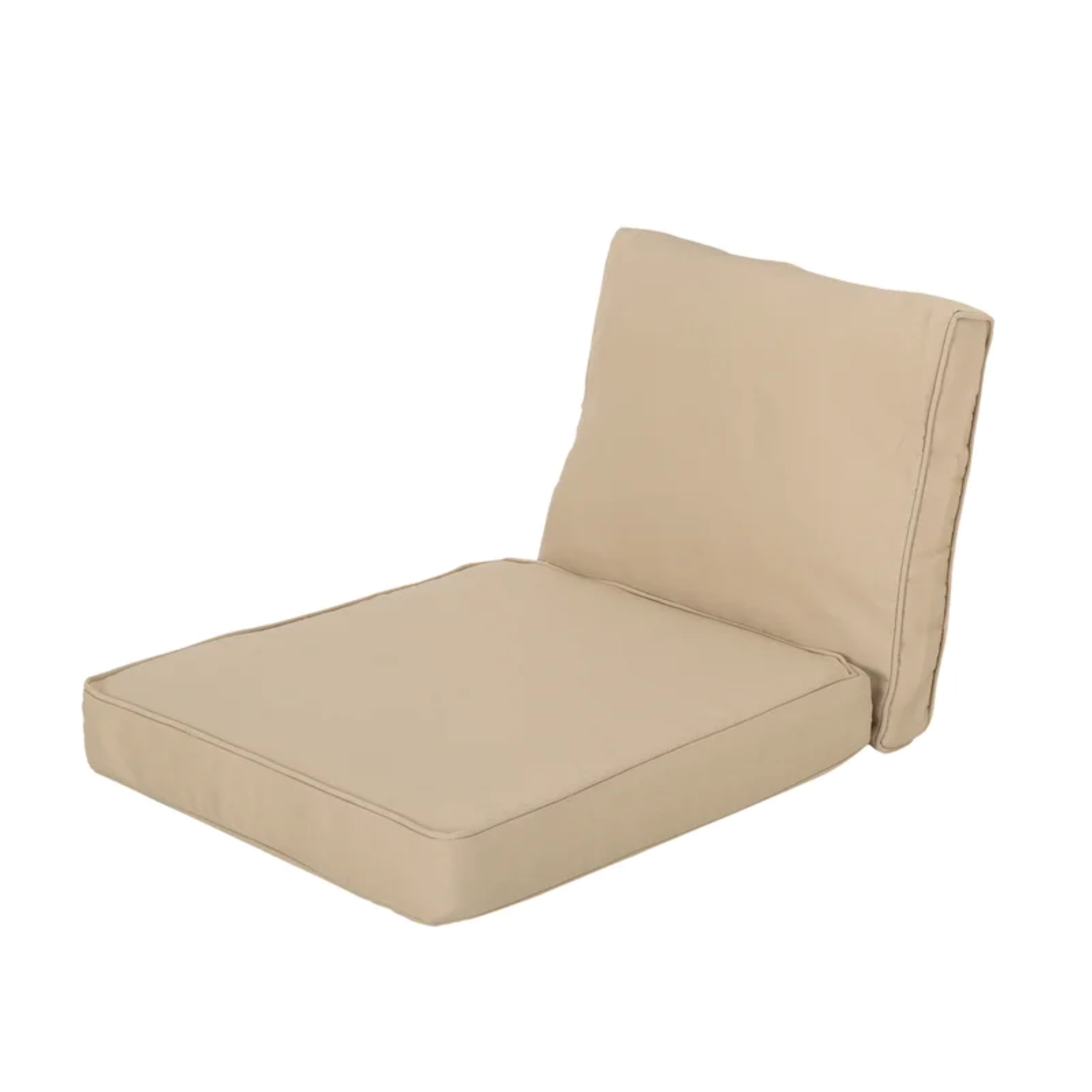 HONOLULU CLUB CHAIR CUSHION SET, BACK CUSHION AND SEAT CUSHION, TAN, SET OF 1, (52918.00 CUSHION SET)