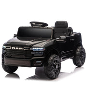 Licensed Dodge RAM 3500 12V Kids Ride On Truck,W/ Remote Control,2WD & Rear Shock Suspension,LED Headlights &Low Battery Alarm,3-speed remote adjustment,Built-in Music & Bluetooth,Recommended age: 3-6