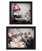 'The Salon Collection' 4-Piece Vignette by Sophie 6, Ready to Hang Framed Print, Black Frame