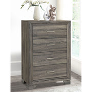 Funston Brown Oak 4-drawer Chest of Drawers