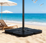 Cantilever Patio Umbrella Base Stand, Outdoor Offset Umbrella Weight Plates