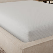Snow Soft Circular Poly Knit with HEIQ Cooling Water Resistant Mattress Protector Twin Long