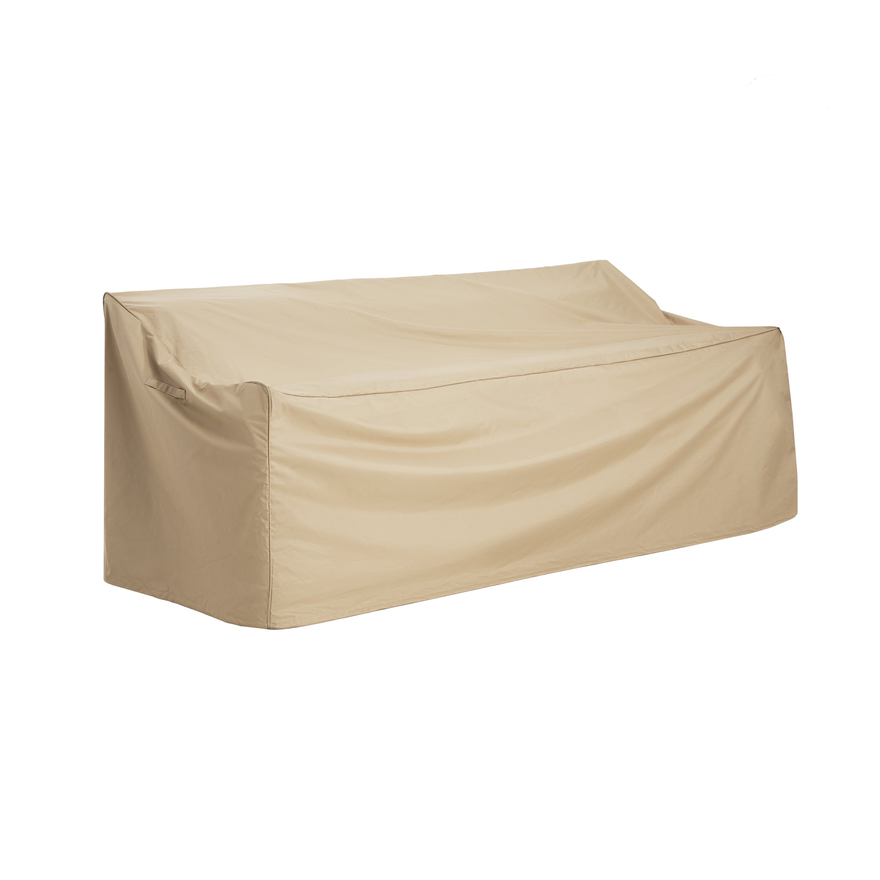 SHILED Patio Outdoor 3 Seater Sofa Cover Beige Fabric Weather-Resistant