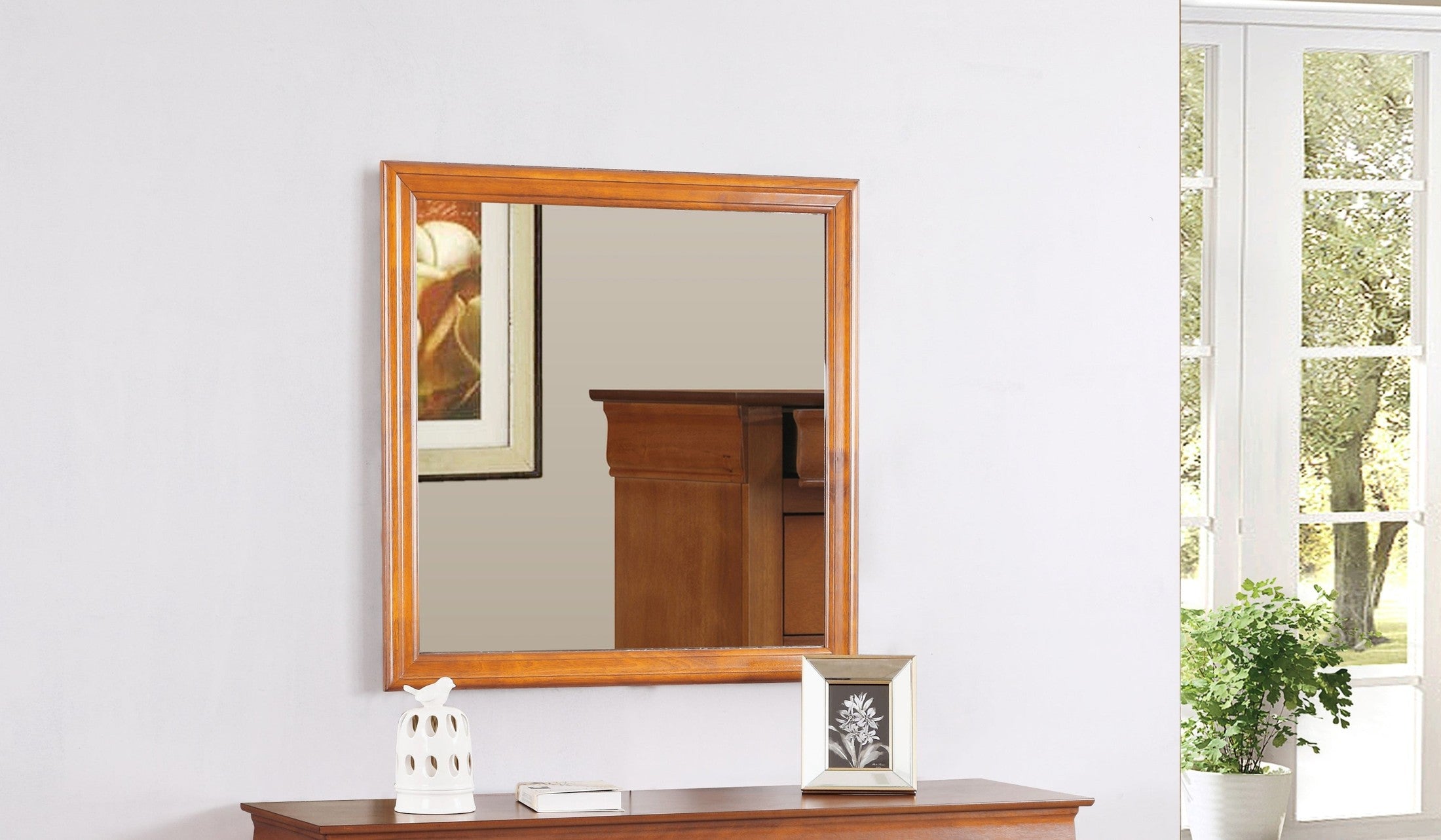 Louis Phillipe G3160-M Mirror , Oak