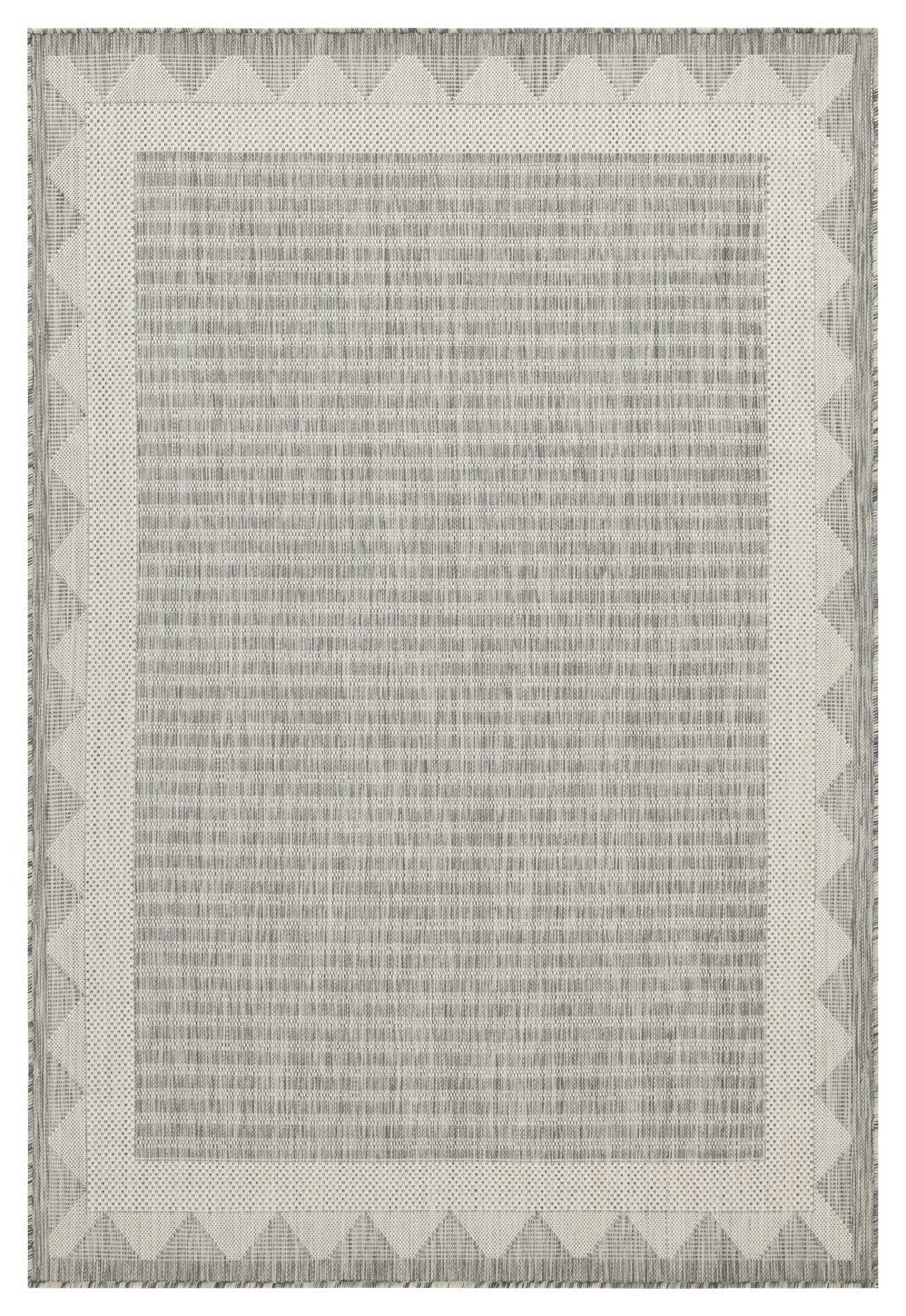 Sunshine GC_HAR2015 Silver 5 ft. 3 in. x 7 ft. 3 in. Indoor/Outdoor Area Rug