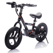 24V Kids Ride On Electric Dirt Bike,150W Super Motor,Height Adjustable PU seater,Power display,Inflatable tire,Key Start,Hand-Operated Brakes Electric Balance Bike Up to  9.32MPH for Kids Age 3+