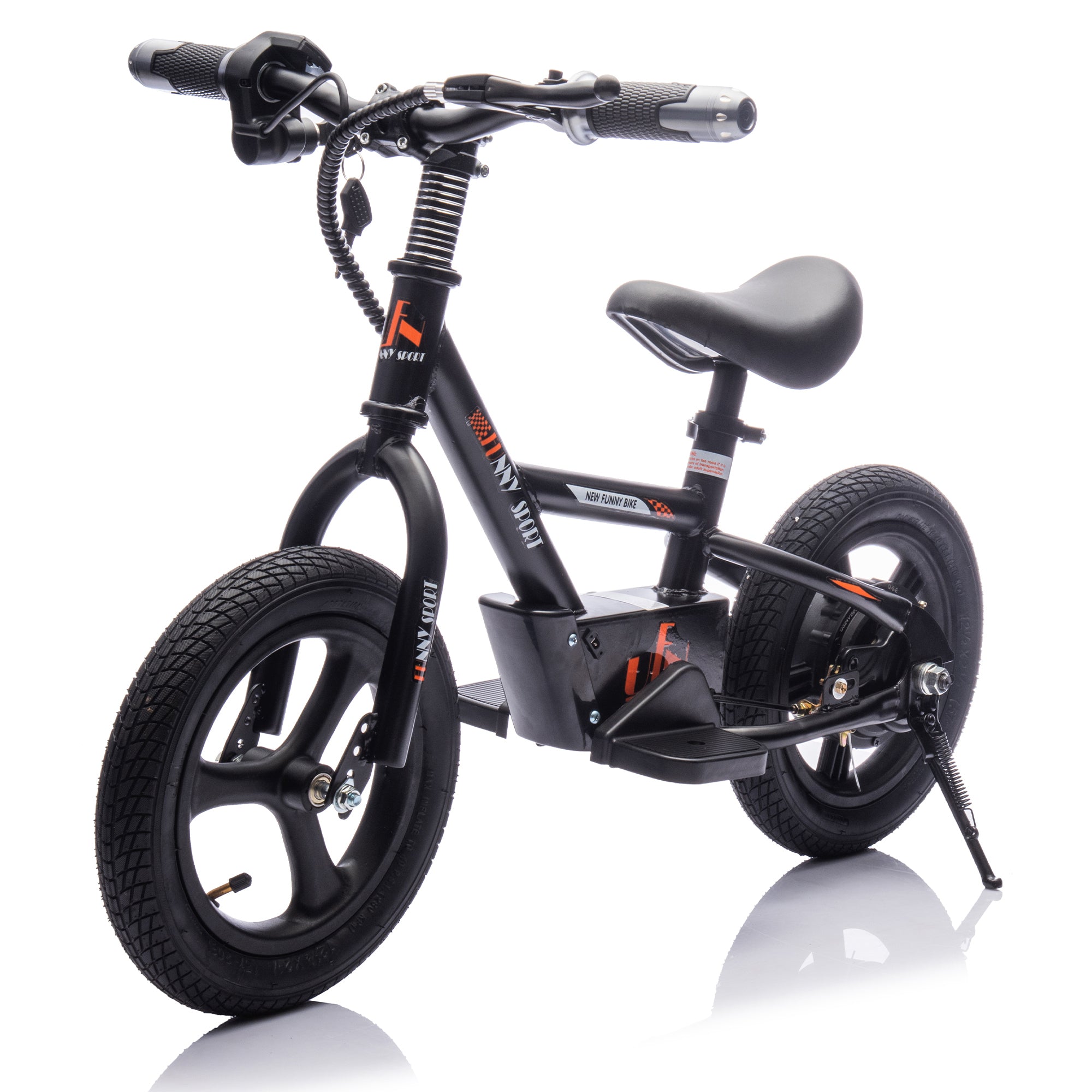 24V Kids Ride On Electric Dirt Bike,150W Super Motor,Height Adjustable PU seater,Power display,Inflatable tire,Key Start,Hand-Operated Brakes Electric Balance Bike Up to  9.32MPH for Kids Age 3+