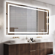 48x30 Inch Frameless LED Bathroom Mirror,Smart Mirror