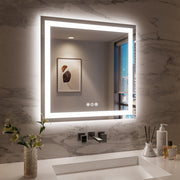 36x36 Inch Frameless LED Bathroom Mirror,Smart Mirror
