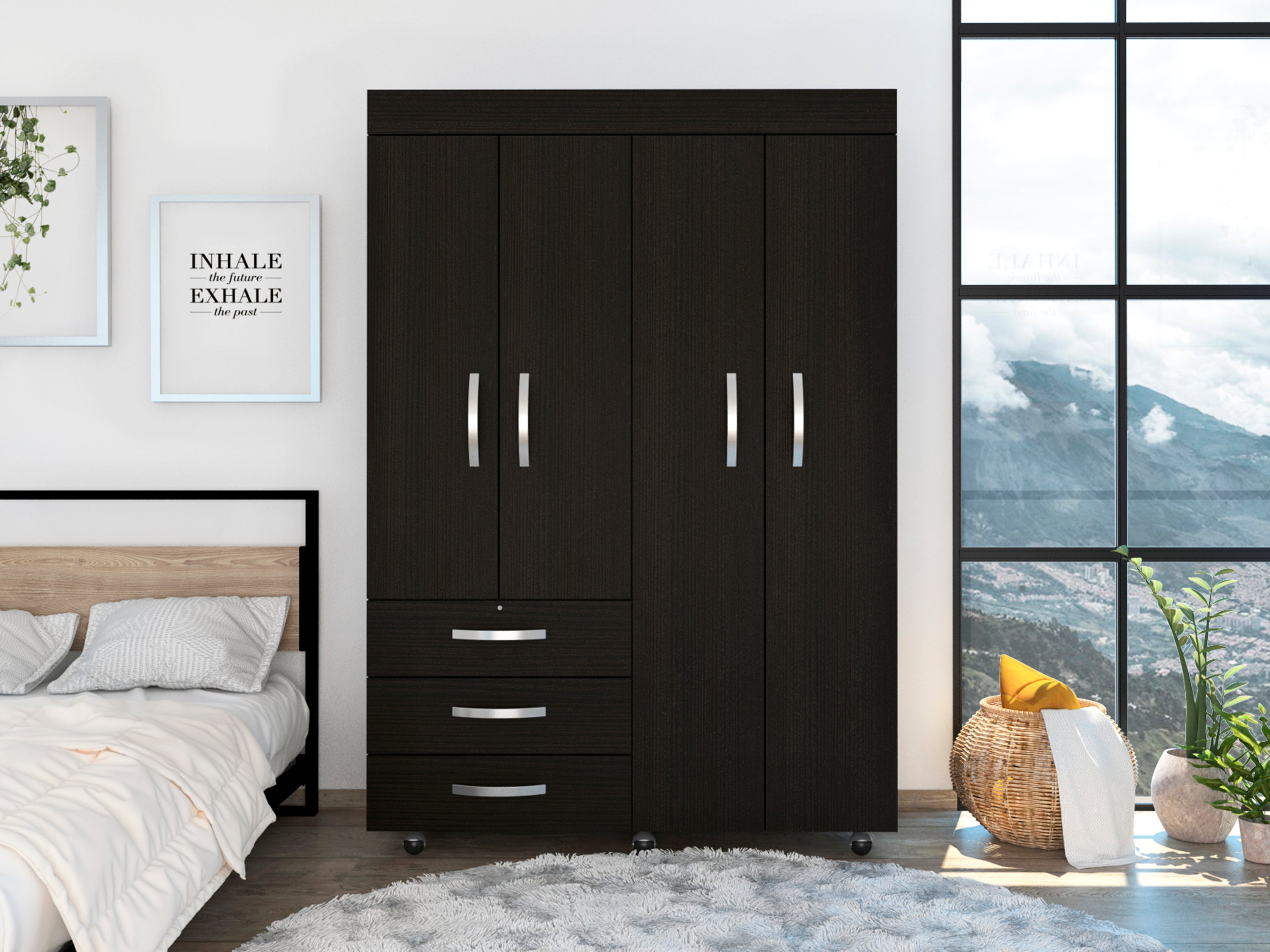 Janeiro Armoire, One Cabinet, Hidden Drawer