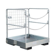 Forklift Safety Cage 36'x36' Heavy Duty Forklift Man Basket 1150lbs Capacity Forklift Work Platform Provide Safety