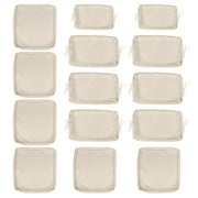 Cushion Covers for 7-Piece Wicker Sectional Sofa, 14-Pack Seat and Back Slipcovers with Zipper, Beige (Covers Only)