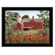 'Summer Days' by Billy Jacobs, Ready to Hang Framed Print, Black Frame