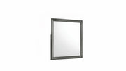 Blaze Modern Style Mirror Made with Wood in Metallic Gray(Only Mirror) same as G150108707 (NJ inventory)
