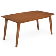 Draper Dining Table in Teak Brown