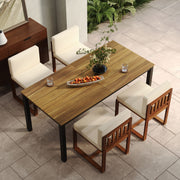 Patio Dining Table and Chairs Set of 5