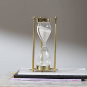 Decorative Aluminium Frame Sand Timer-Hourglass-4.5X4.5X9'
