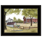 'The Old Spring House' by Billy Jacobs, Ready to Hang Framed Print, Black Frame