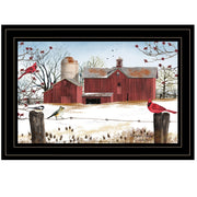 'Winter Days' by Billy Jacobs, Ready to Hang Framed Print, Black Frame