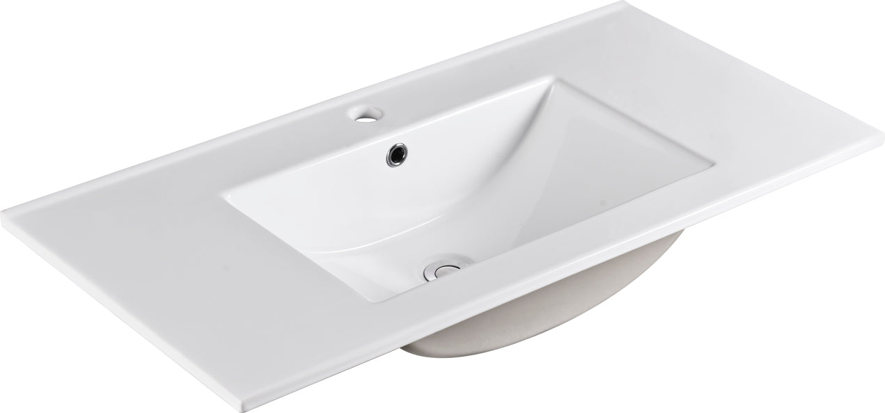 36 Inch Ceramic Sink For Bathroom Vanity,Top sink only