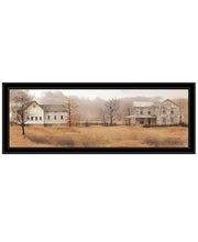 'Peaceful Homestead' by Billy Jacobs, Ready to Hang Framed Print, Black Frame