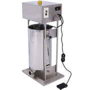 Electric Sausage Filler 10L Sausage Maker Stainless Steel Sausage Stuffer 15.4LB 110V 120W Sausage SSteel Stuffing Tubestuffer