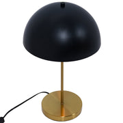 Stratos Table Lamp - Black Outer White Inner 110120V, Modern Style Bedside Lamp,Gold Metal Base