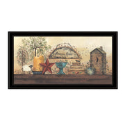 'Amazing Grace Shelf' By Gail Eads, Ready to Hang Framed Print, Black Frame
