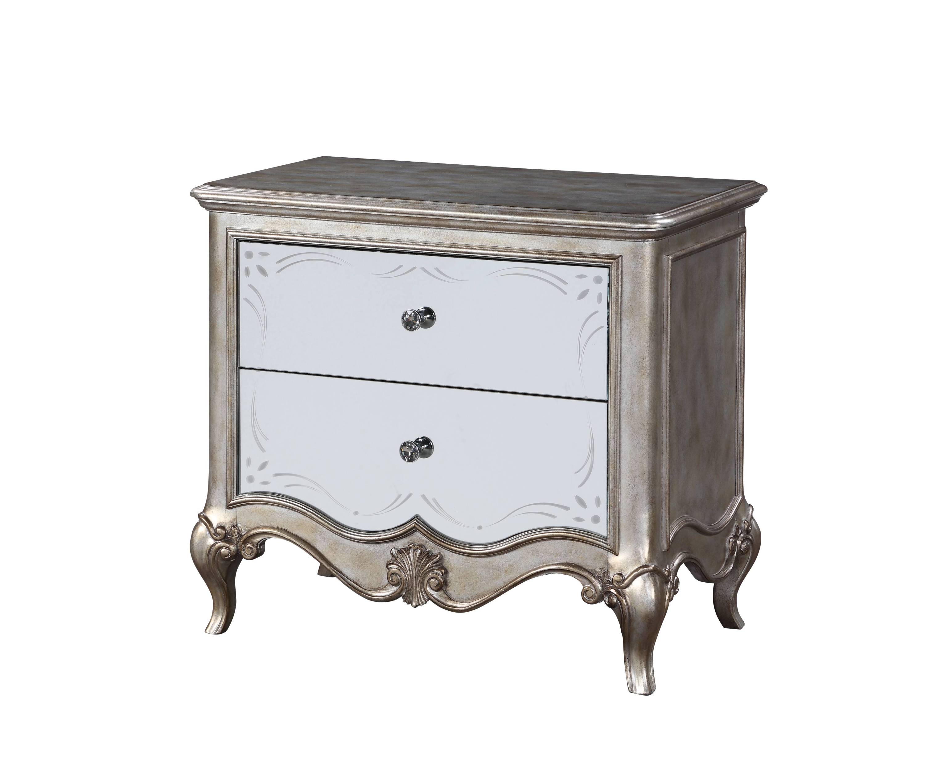 Esteban Antique Champagne Finish Nightstand