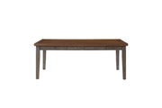 Casual Two Tone 6 Drawer Dining Table