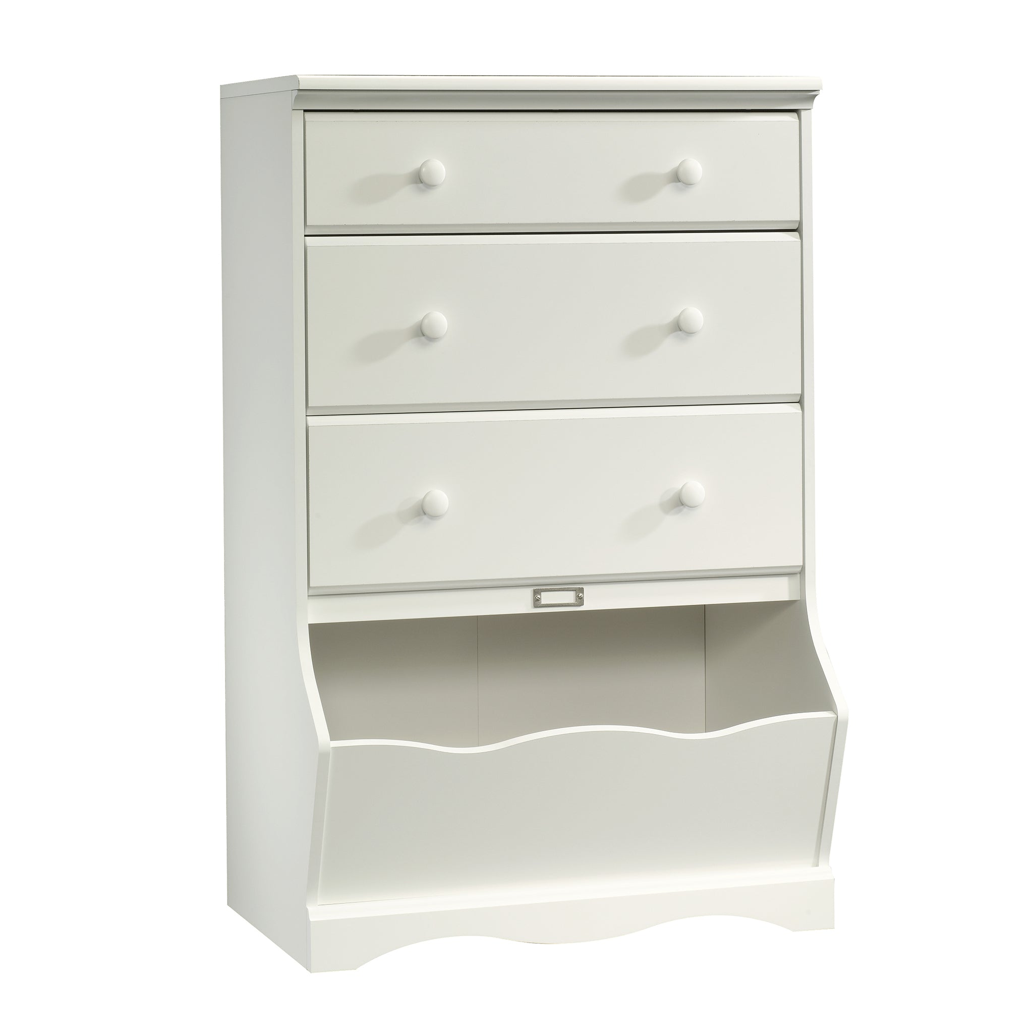 3-Drawer Chest, White finish