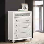 Randall White 5-drawers Chest